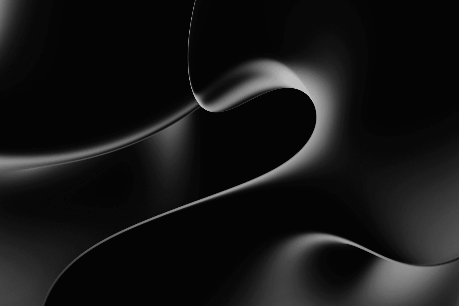 Abstract dark woven textile with diagonal folds and soft shadows